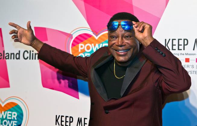 Recording artist George Benson attends the 19th annual Keep Memory Alive “Power of Love” gala for the Cleveland Clinic Lou Ruvo Center for Brain Health honoring Andrea Bocelli and wife Veronica Bocelli on Saturday, June 13, 2015, at MGM Grand Garden Arena.
