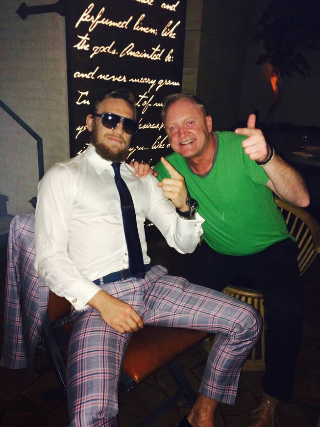 Conor McGregor and John O’Donnell at Crush on Sunday, June 21, 2015, in MGM Grand.