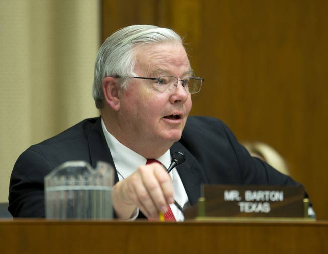 U.S. Rep. Joe Barton, R-Texas, is shown.