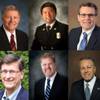 The six finalists for the Henderson city manager's position are, top row from left: Ronald Olson, city manager of Corpus Christi, Texas; Steven Goble, Henderson fire chief; and Scott Adams, Las Vegas deputy city manager; and bottom row from left, Steven Sarkozy, former city manager of Carlsbad, Calif., and Bellevue, Wash.; Robert Murnane, Henderson director of public works, parks and recreation; and Orlando Sanchez, Las Vegas deputy city manager. 