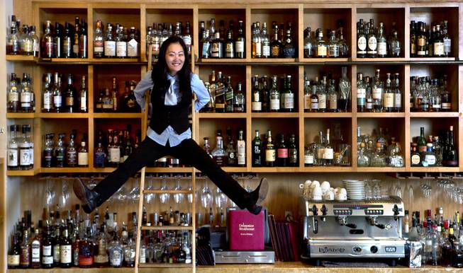 Juyoung Kang is the lead mixologist at Delmonico Steakhouse.