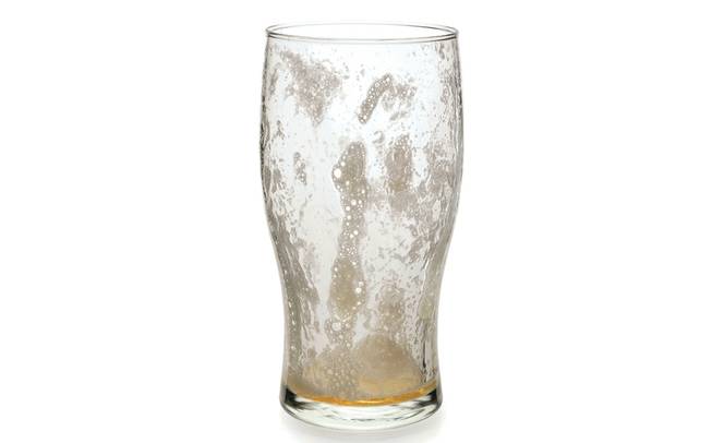 beer glass empty