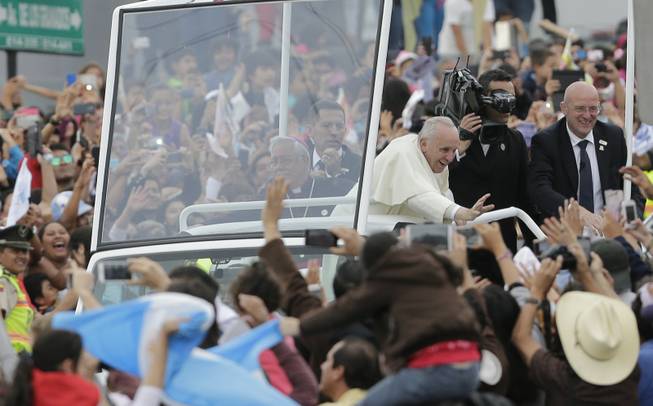Pope in Ecuador