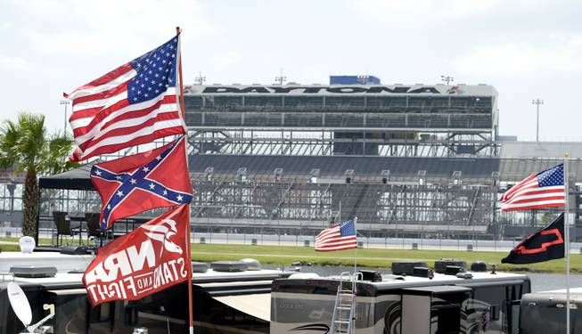Confederate flags at Daytona