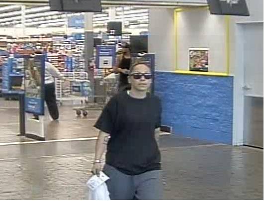 North Las Vegas Police say this woman is suspected of using credit cards stolen in a residential burglary on Saturday, July 11, 2015.