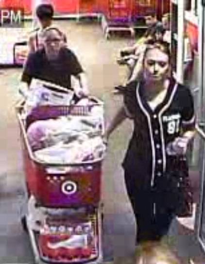 North Las Vegas Police say this woman is suspected of using credit cards stolen in a residential burglary on Saturday, July 11, 2015.
