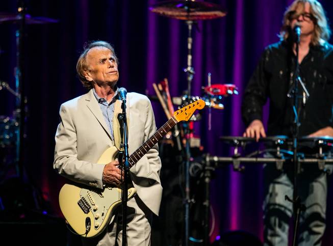 Brian Wilson, with guests Rodriguez and Al Jardine, pictured here, at the Chelsea on Friday, July 10, 2015, in the Cosmopolitan of Las Vegas.