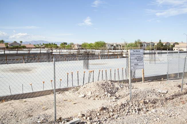 StoryBook Homes is planning to build an apartment complex at the northwest corner of Grand Canyon Drive and Tropicana Avenue, as seen Sunday, July 19, 2015. 