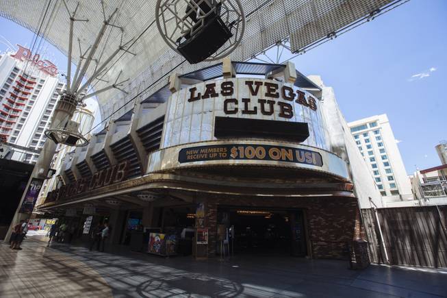 Exterior of the Las Vegas Club on Thursday, July 23, 2015, in downtown Las Vegas.