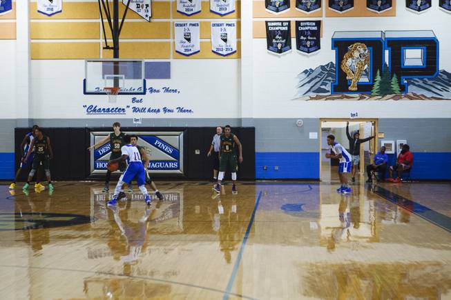 The Las Vegas Prospects vs BBA Hoops during the Bigfoot Hoops Las Vegas Classic at Desert Pines High School on Thursday, July 23, 2015.