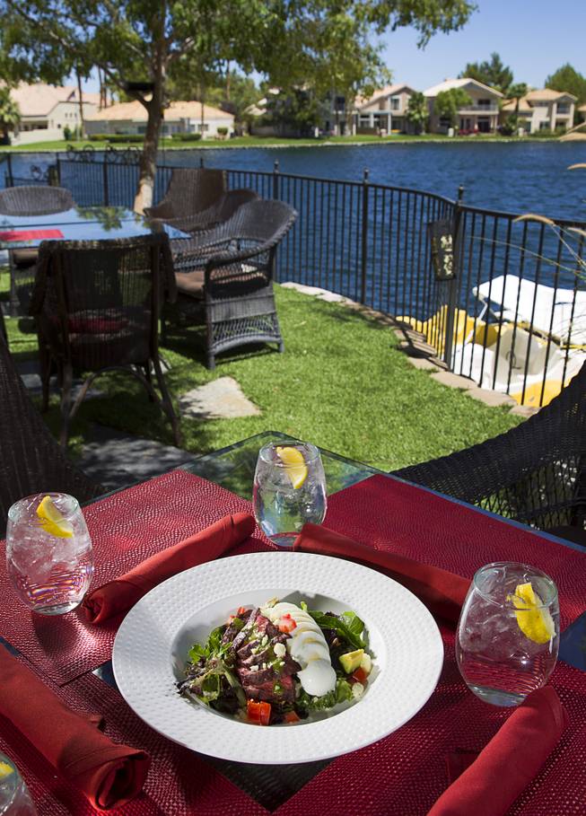 Chimichurri Steak Cobb salad at Isabela's, Seafood, Tapas & Grill by Chef Brent, 2620 Regatta Dr., Sunday, July 26, 2015.