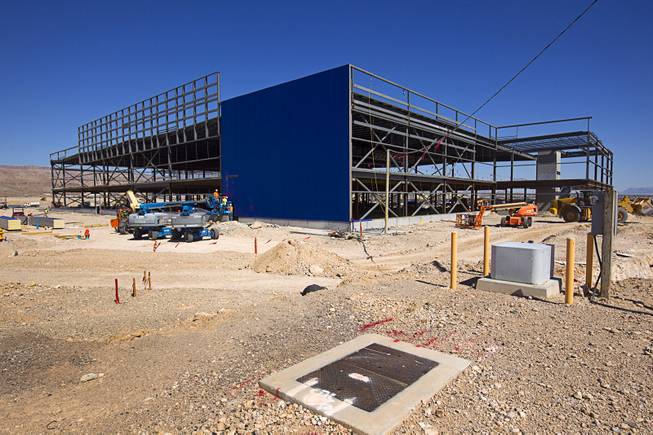 Construction continues on the Ikea Las Vegas store at Durango Drive and Sunset Road Tuesday, July 28, 2015. The store is expected to open in the summer of 2016.
