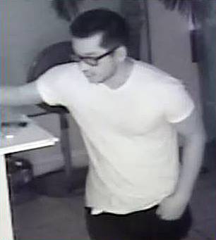 This man robbed a business this month near Desert Inn Road and Jones Boulevard.