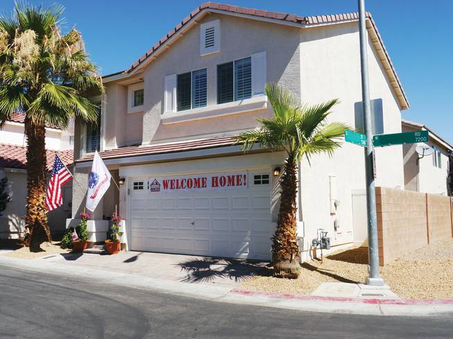 This mortgage-free home in the Southwest part of the valley was provided to Joe Gutierrez on July 11 from Chase Bank and Building Homes for Heroes.