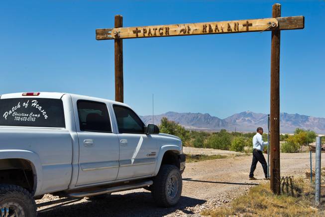 Pastor Victor Fuentes and wife Annette are suing the federal government after they diverted a stream that had once run through their Patch of Heaven church camp property in Pahrump in order to save an endangered fish on Tuesday, July 28, 2015.