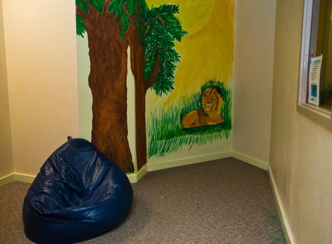 A quiet room within the patient dorms is a place to go for some solitude at the Rawson Neal Psychiatric Hospital about the Southern Nevada Adult Mental Health Services campus on Wednesday, August 12, 2015.