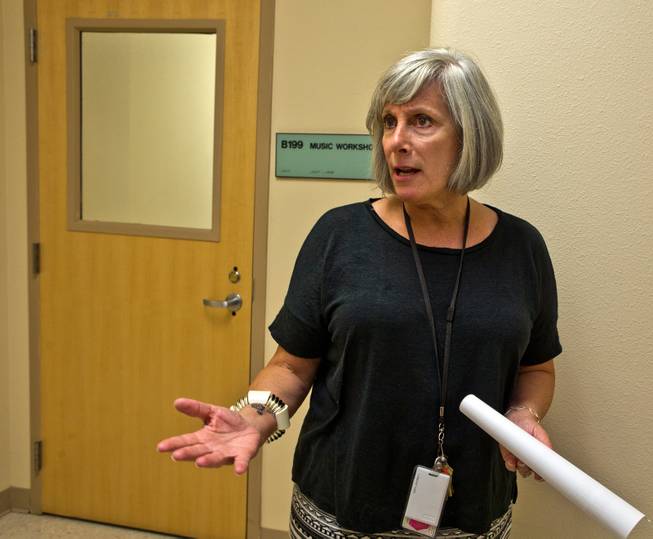 Jo Malay, as the hospital administrator at Rawson Neal Psychiatric Hospita, talks about the changes made there about the Southern Nevada Adult Mental Health Services campus on Wednesday, August 12, 2015.