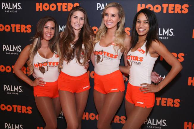 The grand opening of Hooters on Monday, Sept. 14, 2015, ...