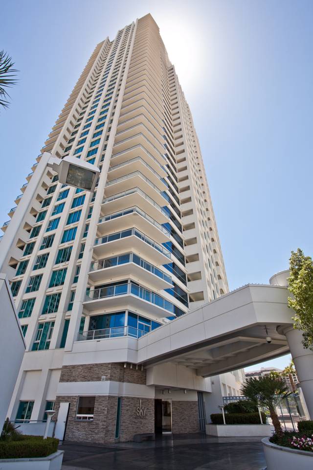 The Sky Las Vegas condo tower, 2700 Las Vegas Blvd. South, has concierge service and valet parking.