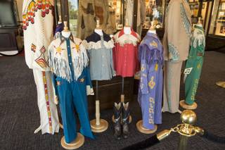 A look at some items from Wayne Newton's collection in Las Vegas, Nev. on September 8. 2015.