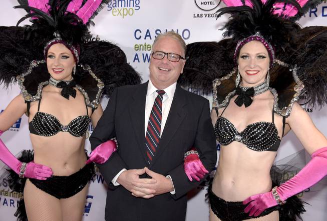 Kevin Burke, star of “Defending the Caveman,” arrives at the ...