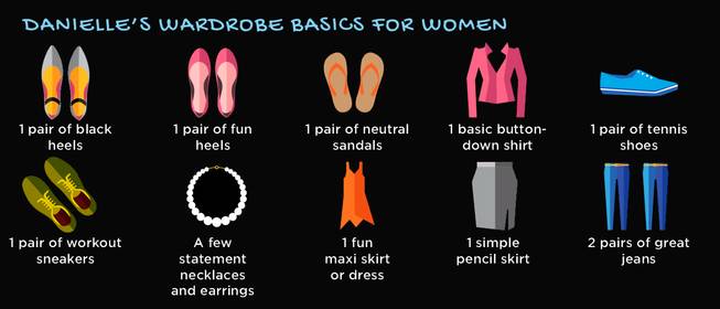 Danielle's wardrobe basics for women