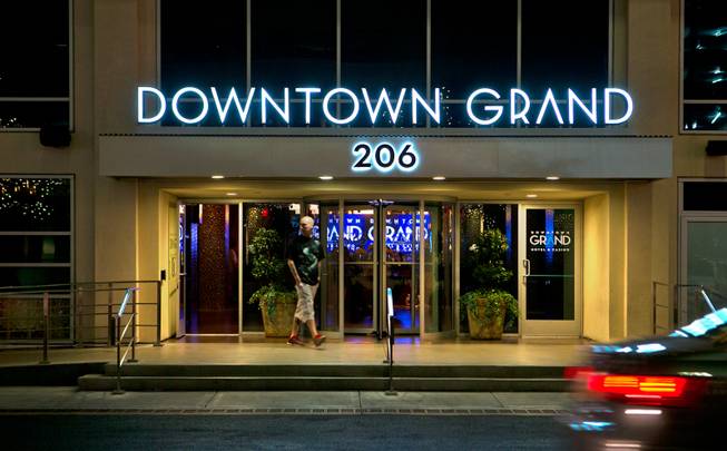 The Downtown Grand has made property improvements including signage and color schemes on Wednesday, September 23, 2015.