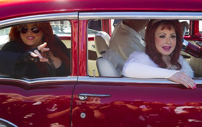 Wynonna and Naomi Judd — The Judds — depart Tuesday, Oct. 6, 2015, at the Venetian. Reuniting for the first time in nearly five years, the mother-daughter duo will perform at the Venetian Theater from Oct. 7-24, 2015.