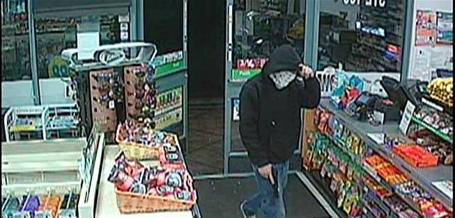 Henderson Police say this man robbed a convenience store near Gibson Road and Wigwam Parkway about 2:45 a.m. on Sept. 20, 2015, and again about 3:15 a.m. on Sept. 25, 2015.