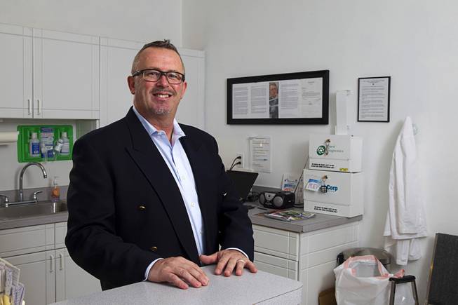 Jimmy Platt, president of ARCpoint Labs, poses at the company Monday, Oct. 12, 2015. The company provides drug, alcohol, and DNA testing and background screening.