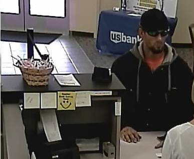 Henderson Police identified this man as the suspect in the robbery of the U.S. Bank branch at 4550 East Sunset Road on Tuesday, Oct. 27, 2015.