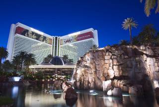 An exterior view of the Mirage Thursday, Feb. 26, 2015. 