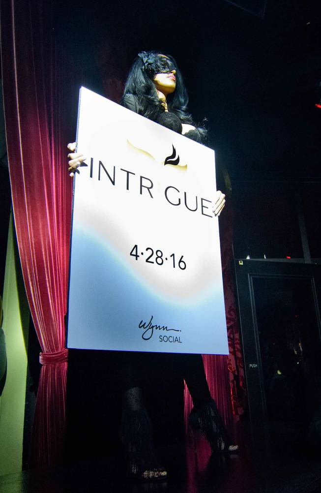 The opening of Intrigue on April 28, 2016, is revealed on the final industry night of Tryst Nightclub on Thursday, Nov. 5, 2015, at Wynn Las Vegas. Tryst closed Saturday after a decade to make way for Intrigue.
