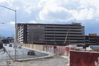 Construction continues Resorts World Las Vegas on September 30, 2015.