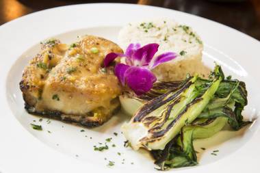 The restaurant offers an array of Mediterranean dishes as small plates along with more traditional entrée options.