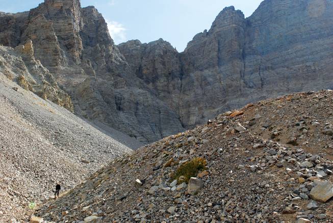 The Wheeler Peak Glacier in Nevada is a block of ice covered by piles of rocks. Millennia ago, it was a textbook glacier — like something in Antarctica. Researchers are trying to find out more about the glacier’s size and effect on high-altitude ecosystems.