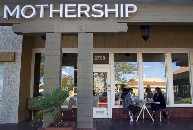 An exterior view of Mothership Coffee Roasters, 2708 N. Green Valley Parkway, in Henderson Sunday, Nov. 22, 2015.