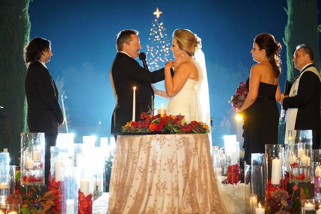 The wedding of Angie Fiore and Terry Fator on Saturday, ...