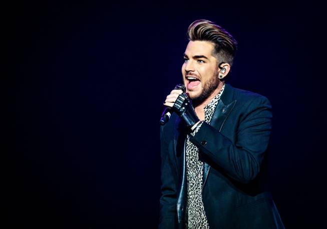 Adam Lambert performs at the Joint on Saturday, Dec. 5, ...