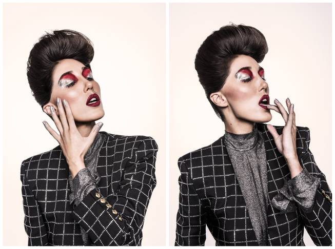 Duran Duran inspired beauty feature for Las Vegas Magazine.
