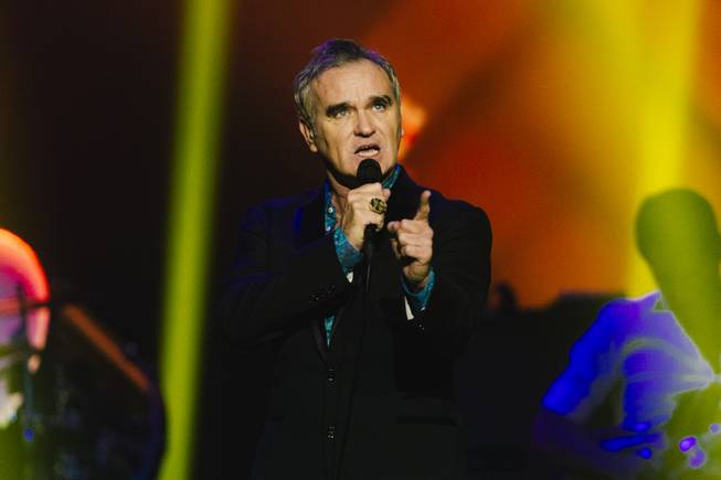 Morrissey performs at the Joint on Saturday, Jan. 2, 2016, ...