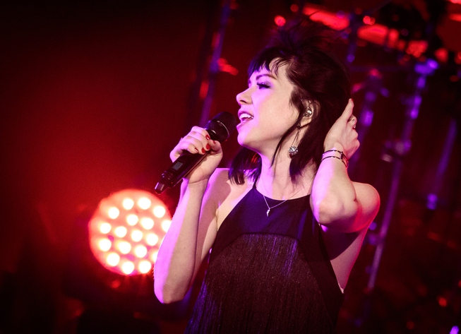 Carly Rae Jepsen performs Wednesday, Dec. 30, 2015, at the ...