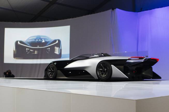 faraday future concept vehicle event