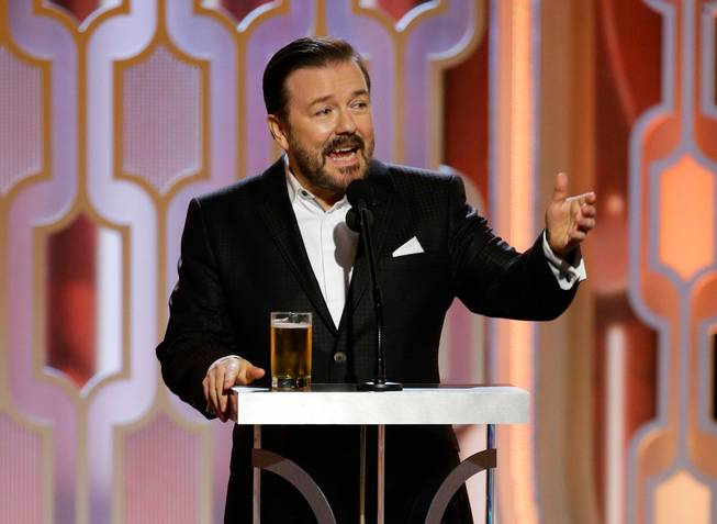 Ricky Gervais at 73rd Golden Globe Awards