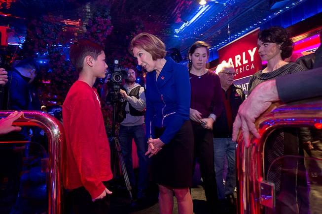 Carly Fiorina At Peppermill Fireside Lounge