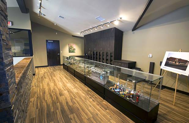 An interior view of Sahara Wellness, 420 E. Sahara Ave., on Tuesday, Feb. 2, 2016. The facility is the first all-female-owned medical marijuana dispensary in Las Vegas.