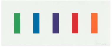 Ellsworth Kelly, Color Panels, 2011, Lithograph, Edition of 45. © Ellsworth Kelly and Gemini G.E.L., Los Angeles
 