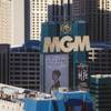 The exterior of The MGM Grand seen from Rivea at Delano Las Vegas on Feb. 2, 2016.