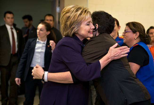 Hillary Clinton Visits Casino Employees