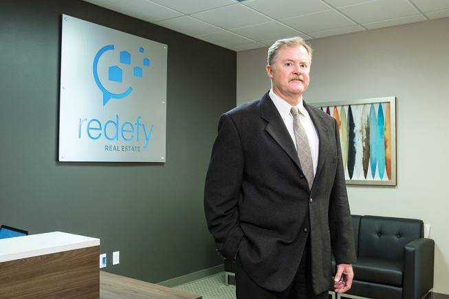 Chuck Maxfield is general manager of Redefy Real Estate, which charges a flat fee to people trying to sell homes.